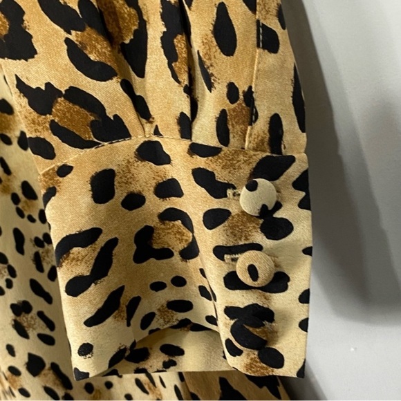 FRAME DENIM Leopard Print Silk Dress NWOT - Picture 11 of 14
